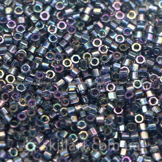 Бисер DBC-111 Miyuki Delica Beads Cut 11/0 (рубка, радужный серебряно-серый)